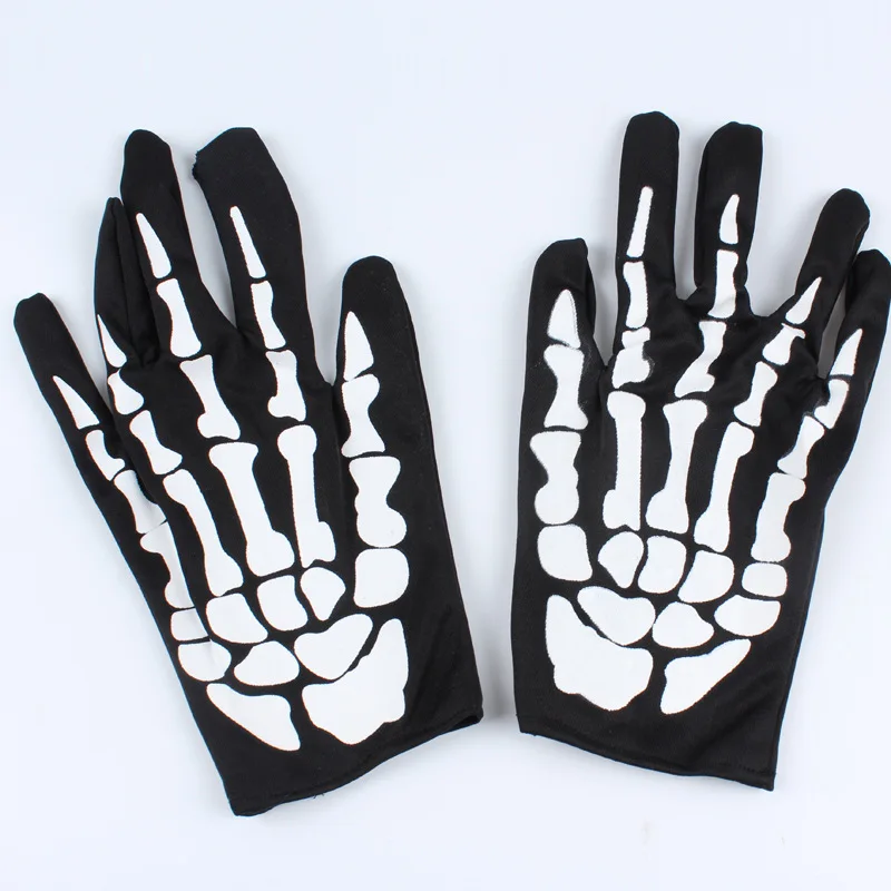 Gloves Япония Косплей взрослых унисекс Хэллоуин перчатки в виде рук привидения костюм колготки панк прохладный Harajuku готический - Цвет: Gloves