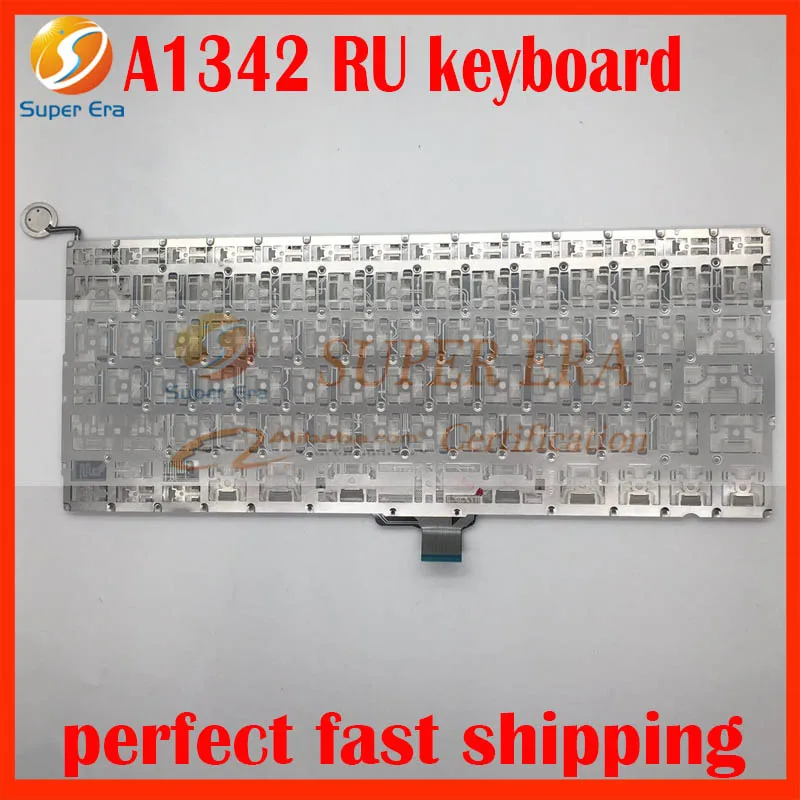 A1342 RU Клавиатура для macbook 13 3 ''белый unibody 2009 2010 год big enter EU макет Россия|ru