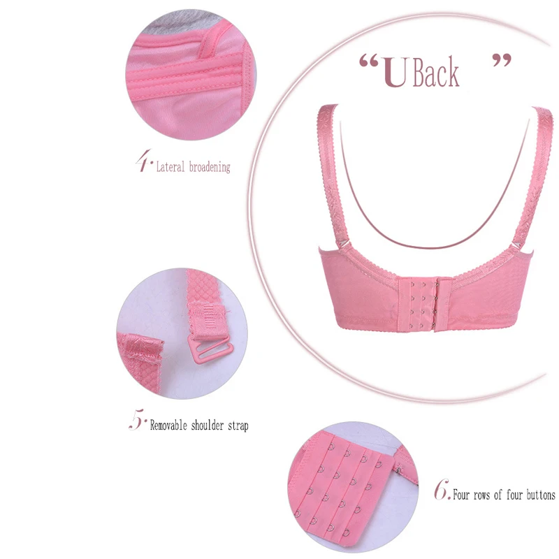 Бесшовные пуш-ап Глубокий v сна бюстгальтер Для женщин кружева bralette Сексуальная