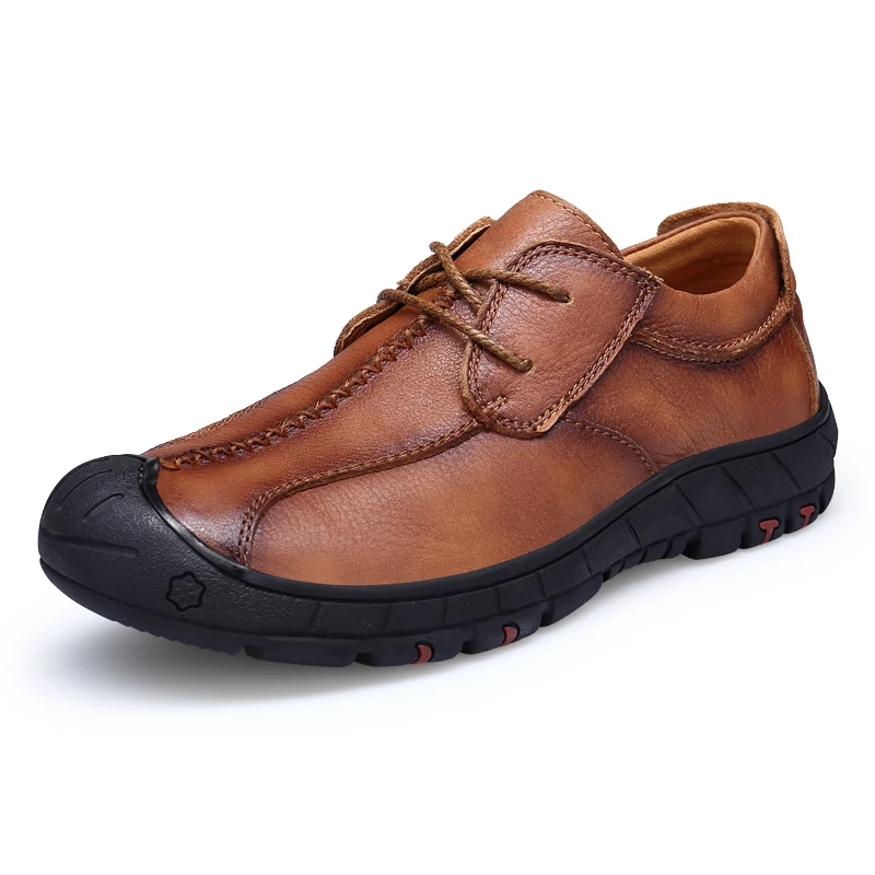 Мужские классические туфли оксфорды из натуральной кожи на плоской подошве|shoes brand men|shoes classicshoes fashion men |