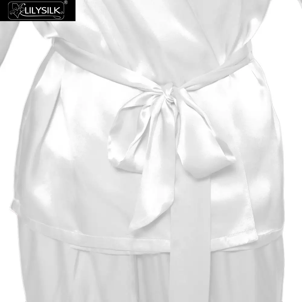 LilySilk Пижама женская костюм комплект белье домашняя одежда для женщин 22 Momme шелк с