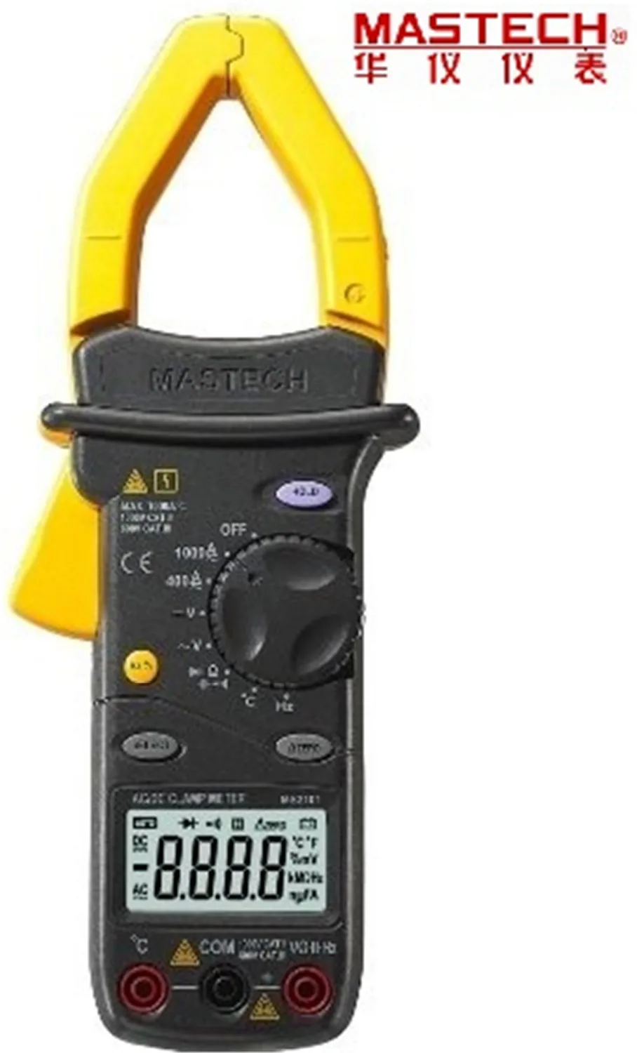 2017 Новый MASTECH MS2101 MS2001 AC/DC 1000A цифровой клещи DMM Hz/C измеренная Емкость Частота