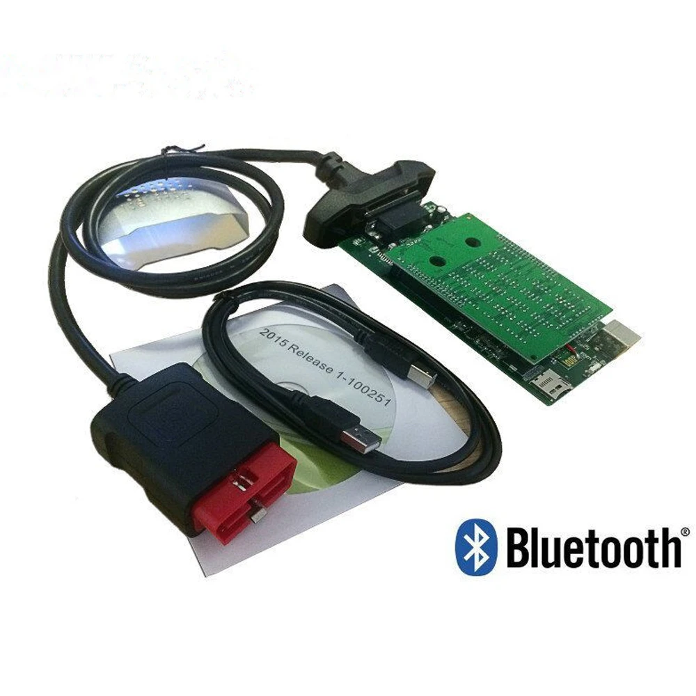 2018 Single Green PCB Board scanner for delphis VD ds150e CDP Plus with nec relays 2015R3 keygen bluetooth diagnostic tools | Автомобили и