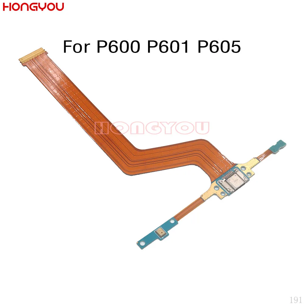 10 шт./лот для Samsung Galaxy Note 1 P605 P600 P601 T520 T525 USB коннектор зарядного порта Гнездо гибкий