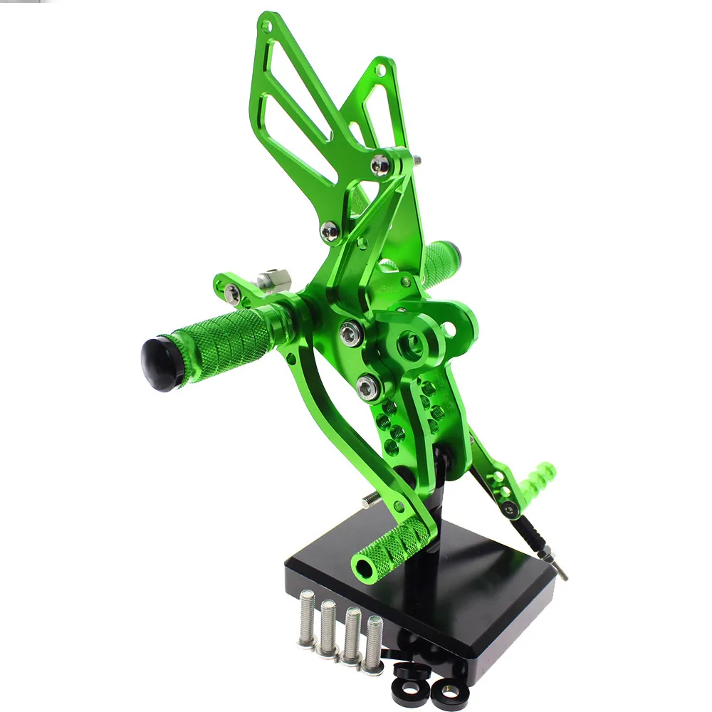 CNC Алюминий Регулируемая подножки для Suzuki Hayabusa GSX1300R 2002 2003 2004 2005 2006 2007 2008 2009 2010 2011 2012