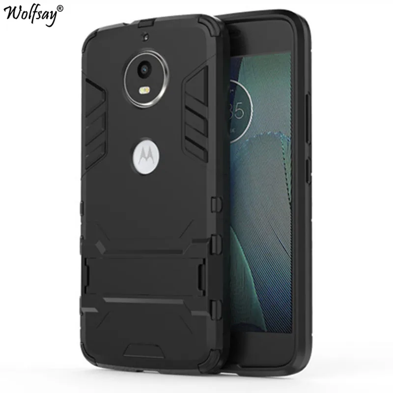 Wolfsay Cover For Moto G5S Case Slim PC + Soft Rubber Armor Phone Motorola 5.2&quot |