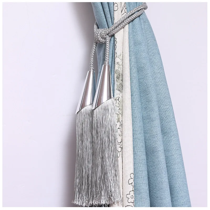 

Simple and Modern Metal Curtain Tassels Curtain Hanging Ball Double Balls Curtain Tiebacks Curtain Accessories