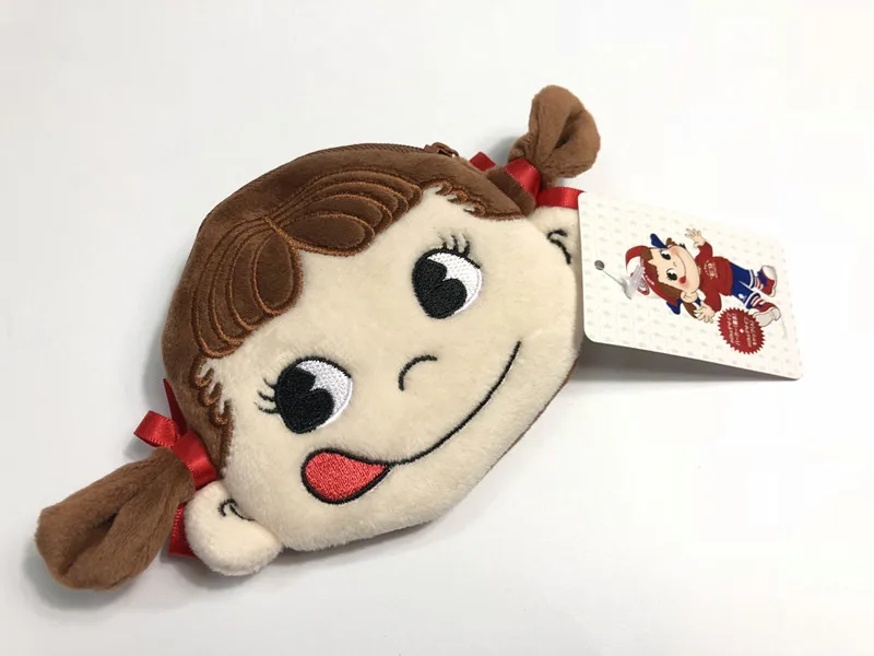 1 шт. японский Fujiya Peko Girl Poko мальчик Портмоне кошелек унисекс многофункциональная кавайная сумка аниме вышивка плюшевые игрушки подарок