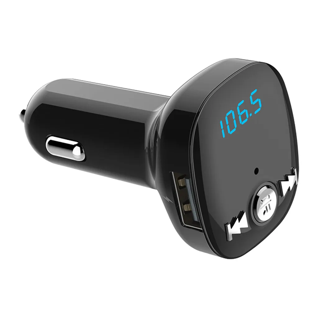 Автомобильный беспроводной Bluetooth fm-передатчик светодиодный цифровой дисплей