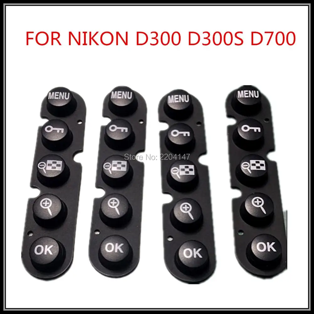 

New Rear Back Case Cover Rubber Menu Key Keypad Button for Nikon D300 D300s D700