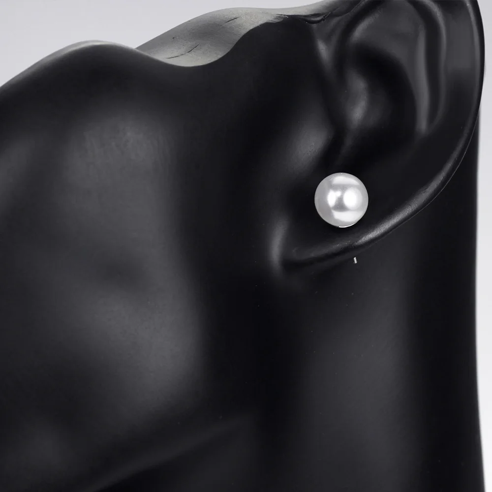 Neoglory имитация жемчуга три пары белый Комплект сережек для женщин брендовые