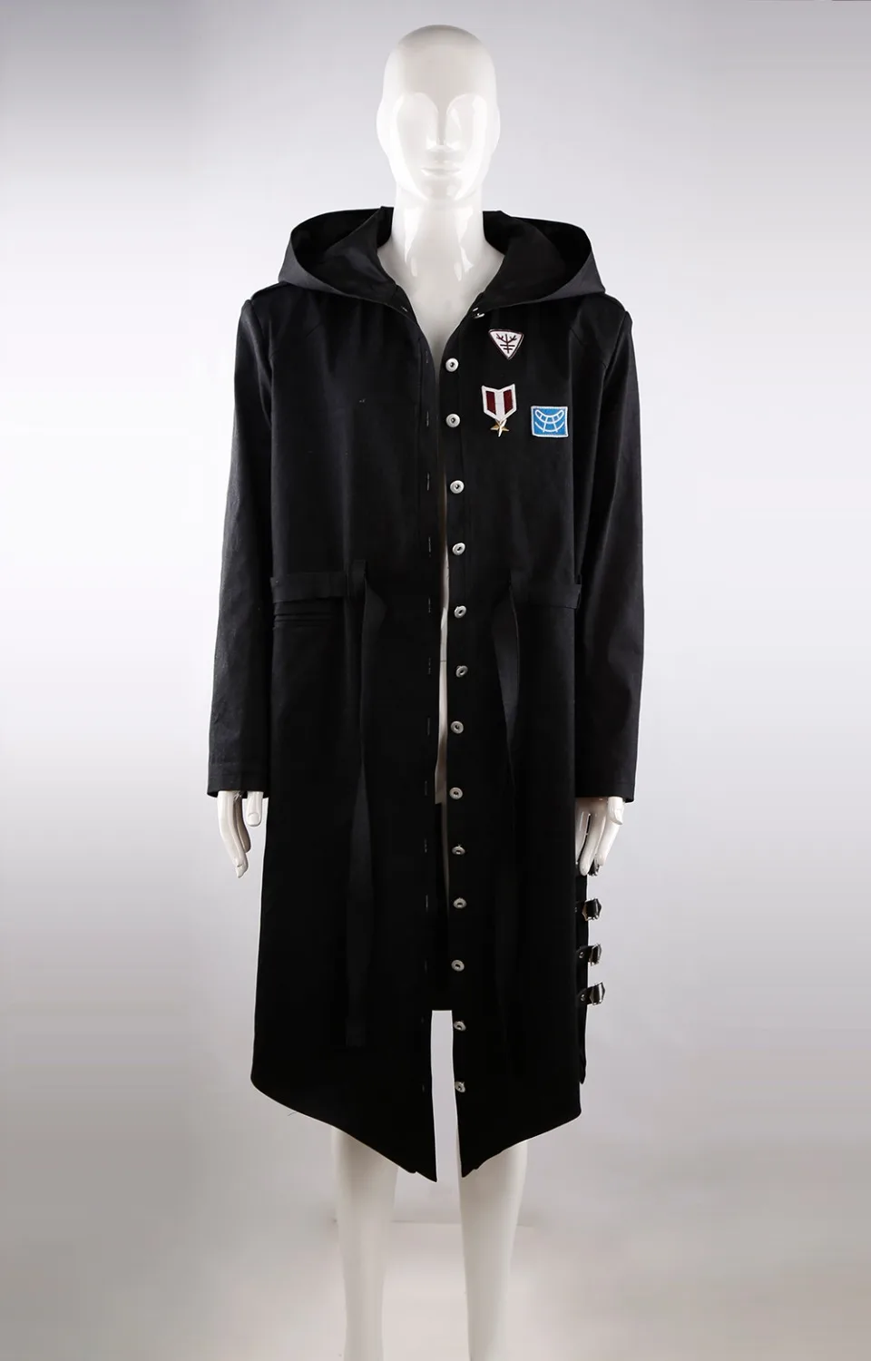 Game PUBG Hoodie Trench Coat Cosplay Playerunknown's Battlegrounds Denim Costume Black Custom Made | Тематическая одежда и