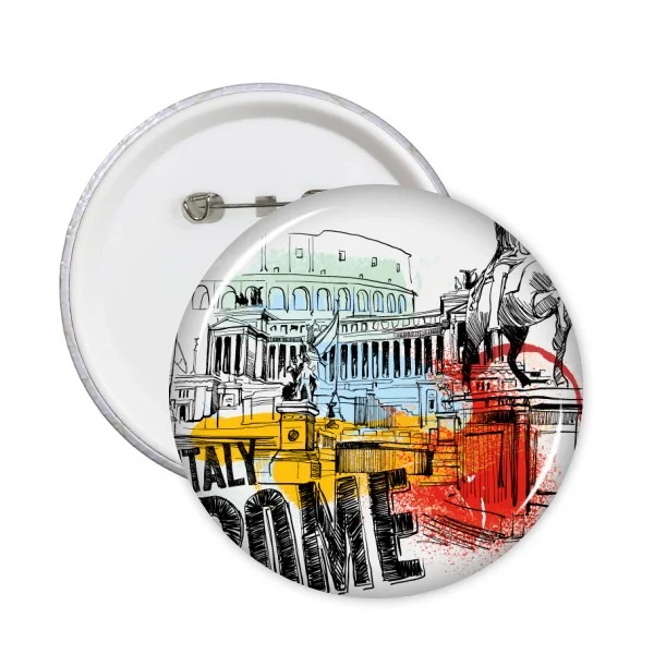 5 шт. круглый значок с рисунком италия венеция|badge button|pin badge buttonbadge pin button |