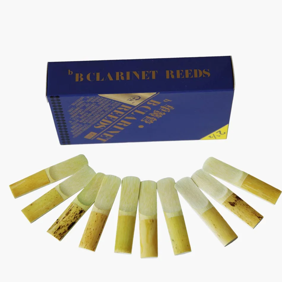 Аксессуары Clarine SHINENG 2 1/2 трости для кларнета набор из хорошего бамбука 10