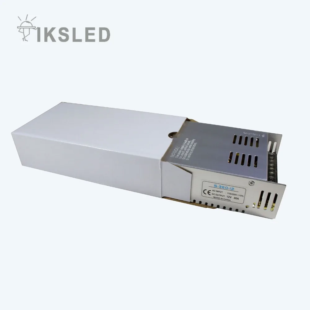 12 В 30 А источник питания 360 Вт адаптер в импульсный светодиодная полоса SM5050 SMD3528