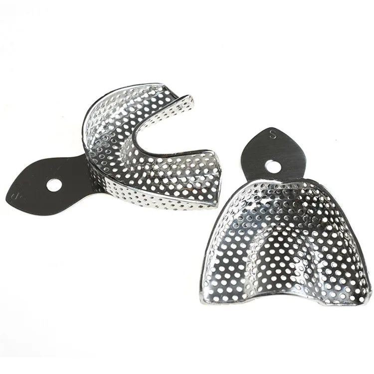 Стоматологическое впечатление из нержавеющей стали лоток для зубного ряда