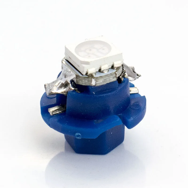 100 шт. T5 B8.4D светодиодный автомобильное освещение подсветка приборов Wedge Bulb t5 B8.4 5050
