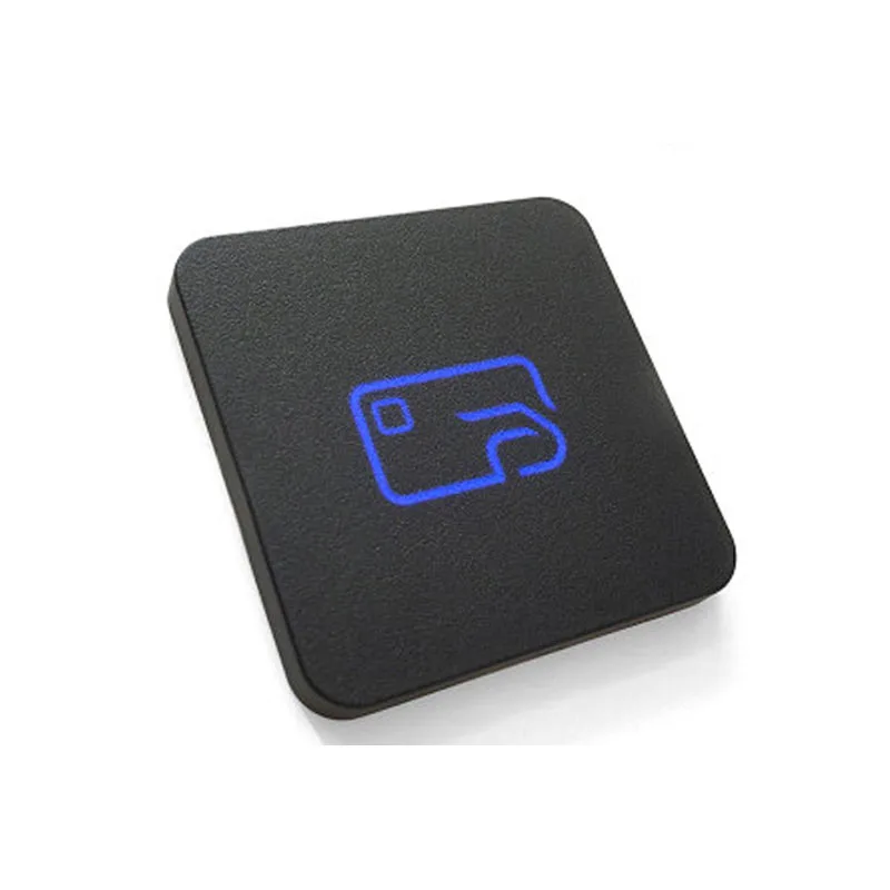 Plastic RFID 125 кГц/13,56 МГц стильное закаленное стекло EM4100/NFC 14443A Бесконтактный Смарт микросхемой чипом микропроцессорные карты WG26/34 контроля доступа RFID Считыватель - Цвет: Plastic