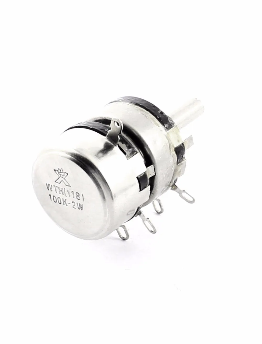 WTH118 100K 6 мм Dia Slot End Round Shaft потенциометр из углеродной пленки 2 Вт 10K 47K Ом|ohm|ohm potentiometer