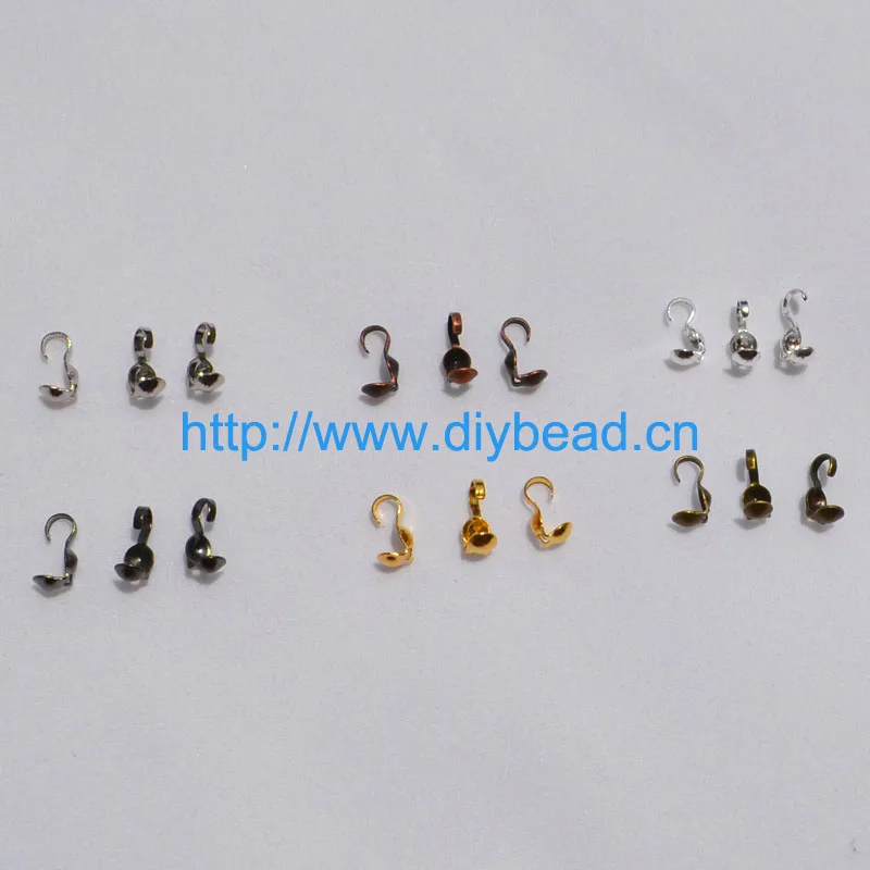 Концевые крючки для шнура 200 шт./лот соединители крышки звеньевая застежка