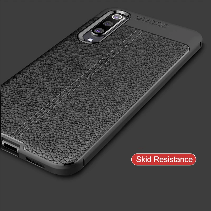 Beworlder For Xiaomi Mi 9 SE Case Lichee Pattern Silicone Anti Slip Full Protect Soft TPU Cover Mi9SE |