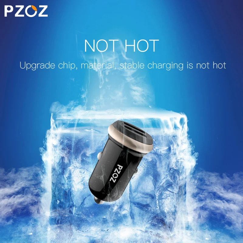 Автомобильное зарядное устройство PZOZ USB быстрая зарядка 3 1 А двойное
