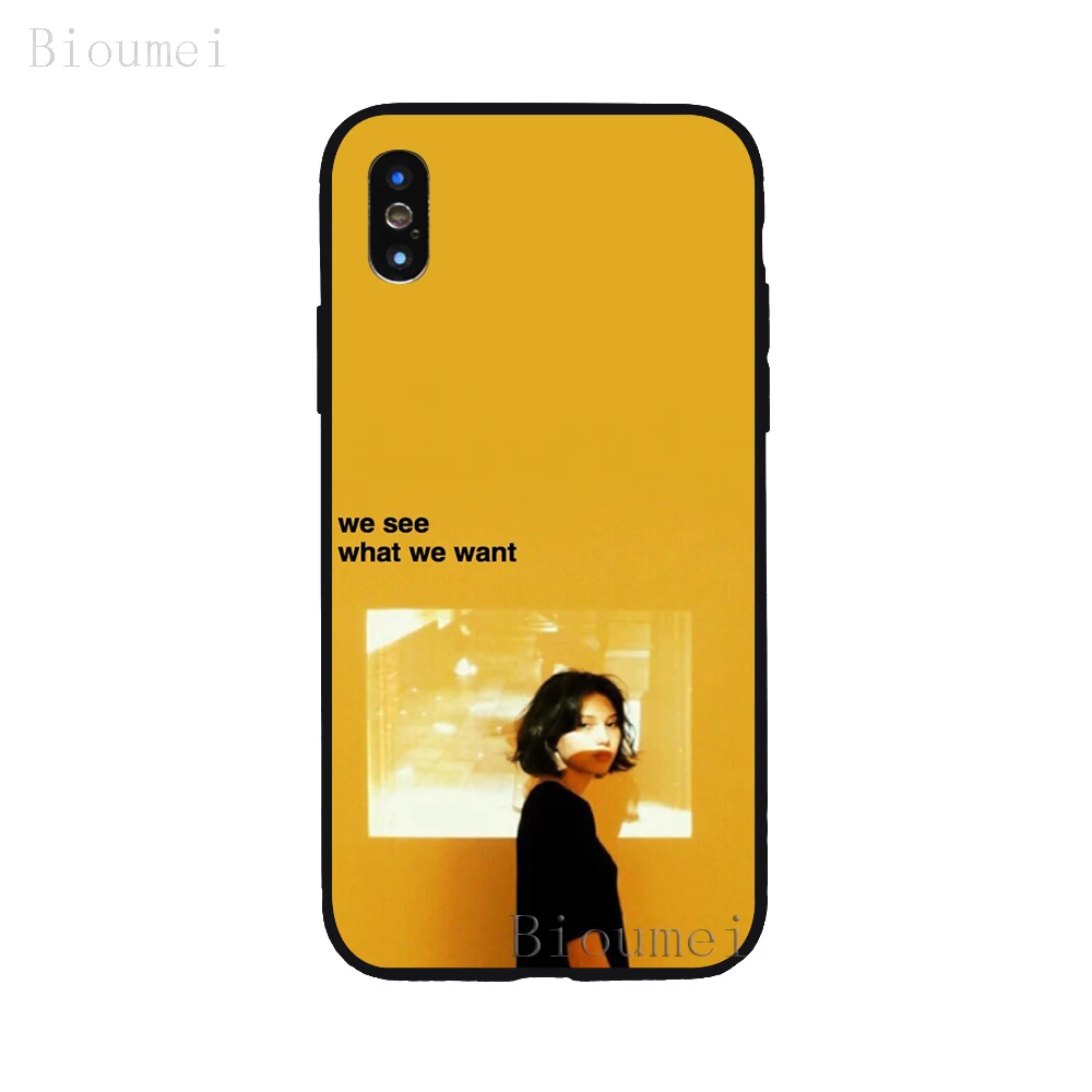 A03--2 Bioumei, Ретро стиль, красный, эстетический Мягкий ТПУ чехол для iPhone 11 Pro Max XR XS Max 7 8 Plus 5 6 6S Plus, чехол для X 03 - Цвет: A03--2