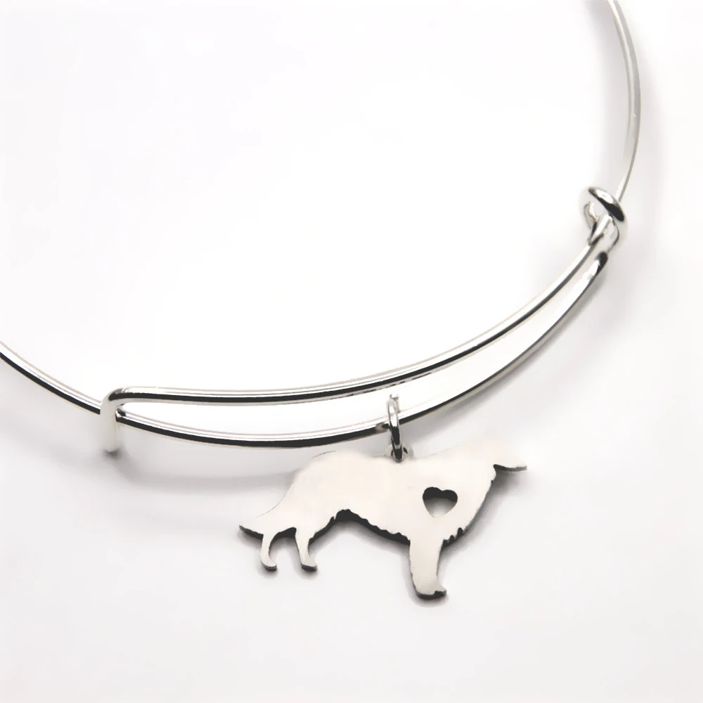 Ожерелье Collie с подвеской в виде собаки сердца милой я люблю собак Очаровательное