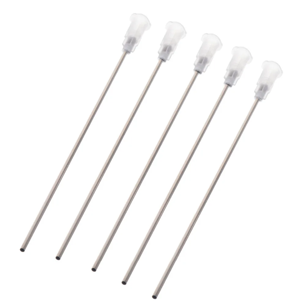 5Pcs Syringe Needle Tips 4&quot 14Ga Blunt Dispensing Adhesive Stainless Steel For Jewelry Or Filling The Ink|Эпоксиды| |