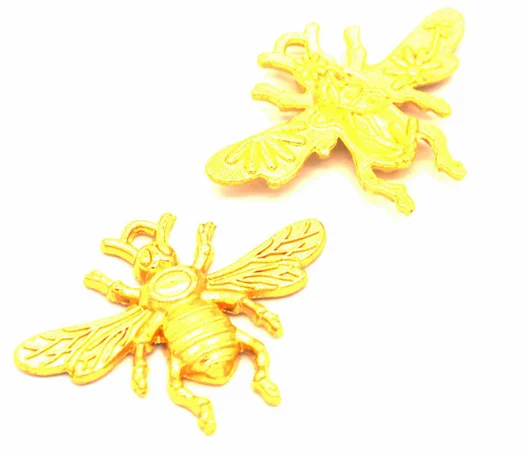 

50pcs Charm bee pendants 32*23mm 2.7g Antique silver bronze gold Handmade Jewelry Making DIY Supplies European Alloy accessories