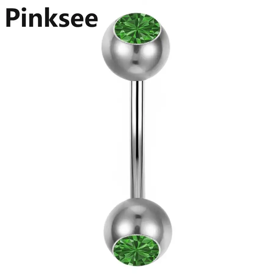 2pcs Surgical steel Eyebrow Nose Hoop Rings Lip Tongue Barbell Ear Cartilage Piercing Fashion Jewelry Assorted Colors | Украшения и