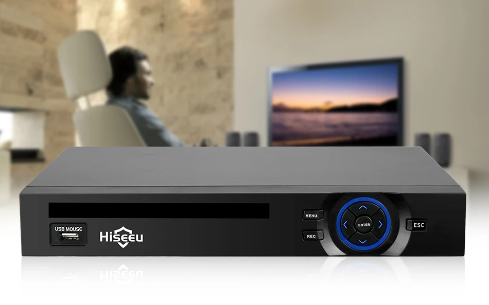 Hiseeu H.265 2HDD 32CH CCTV NVR 960P 1080P 3M 5M DVR сетевой видеорегистратор Onvif 2,0 для ip-камеры 2 SATA XMEYE P2P Cloud