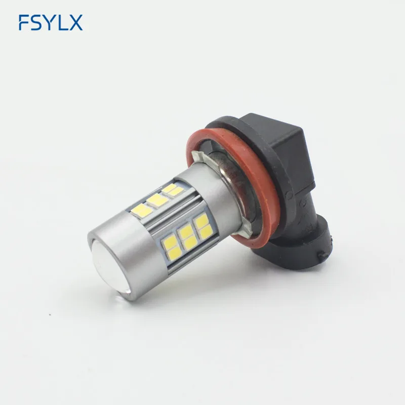 FSYLX 10 шт. H7 H8 H9 H11 9005 9006 HB4 1156 BA15S 1157 BAY15D Автомобильные светодиодные противотуманные