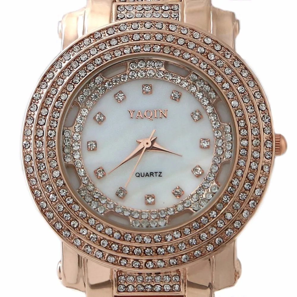 FW907A New White Dial Rose Gold Tone Band Rose Gold Tone Watchcase Fashion Watch practical white dial bronze tone night owl shape keyring watch