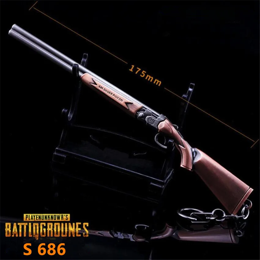 Игра PUBG Playerunknown's Battlegrounds Косплей костюмы реквизит сплав S686 оружие пистолет