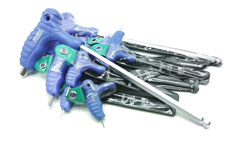 

New 9pc/set T-Handle Hex Key Allen Wrench Set Ball head Hexagon wrench Metric 1.5/2/2.5/3/4/5/6/8/10 CR-V