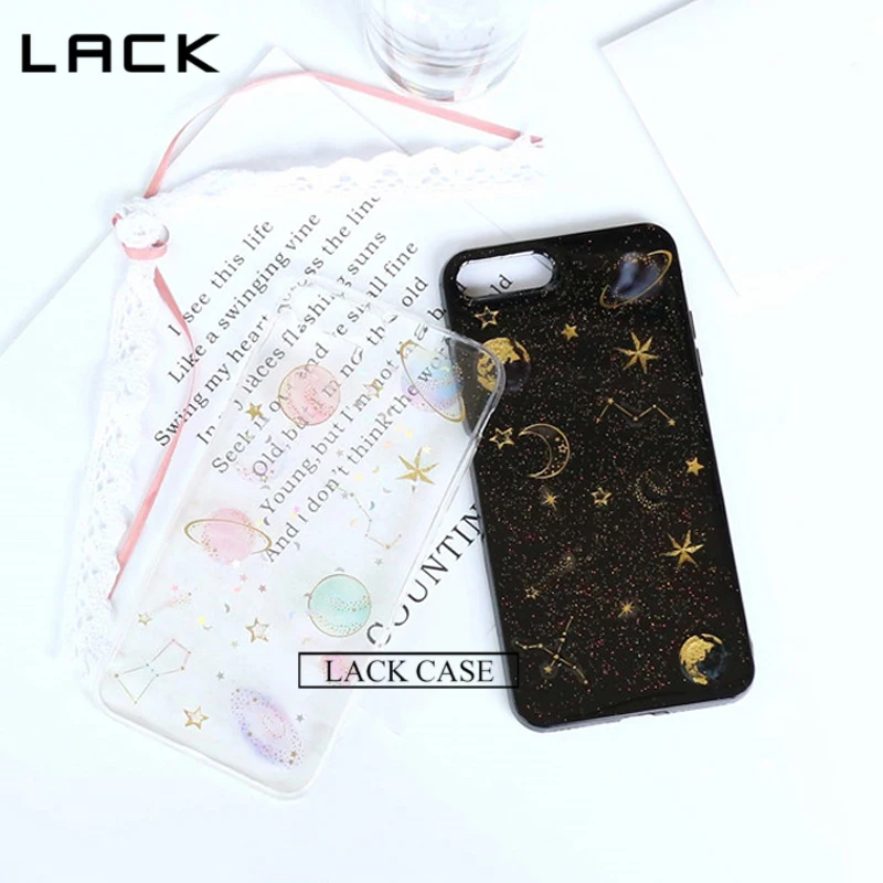 Чехол LACK Airship Stars для iPhone 6 6S Plus мягкий ТПУ чехол блестящий серии Universe чехлы