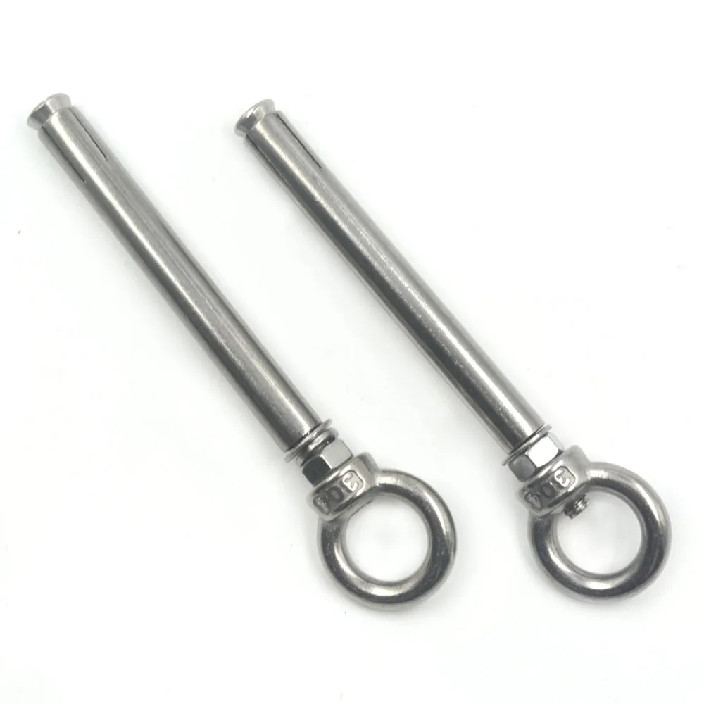 M6x70mm 304 кольцо из нержавеющей стали внутреннее расширение подъема Eyebolt упаковка 10