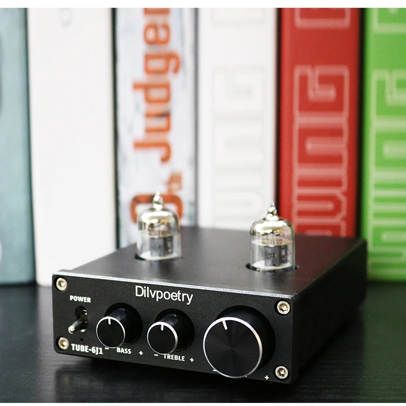 Dilvpoetry 6K4 встроенный ламповый усилитель HiFi TPA3116D2 вакуумный ламповый усилитель стерео аудио предусилитель 6J1 ламповый усилитель для дома