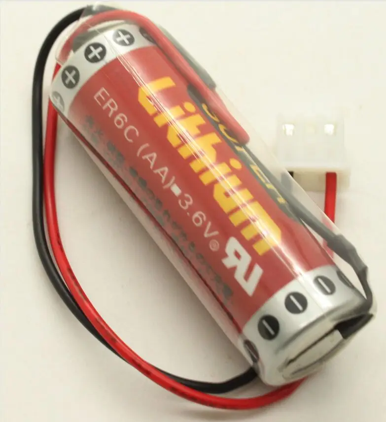 10 шт. натуральная ER6C AA 3,6 V F2-40BL FX2N/1N литиевая батарея plc