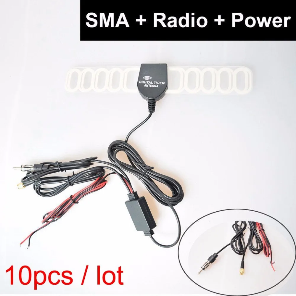 Автомобильный тв радиоприемник с FM антенной 10 шт.|fm antenna signal amplifier|fm amplifier boostercar for tv
