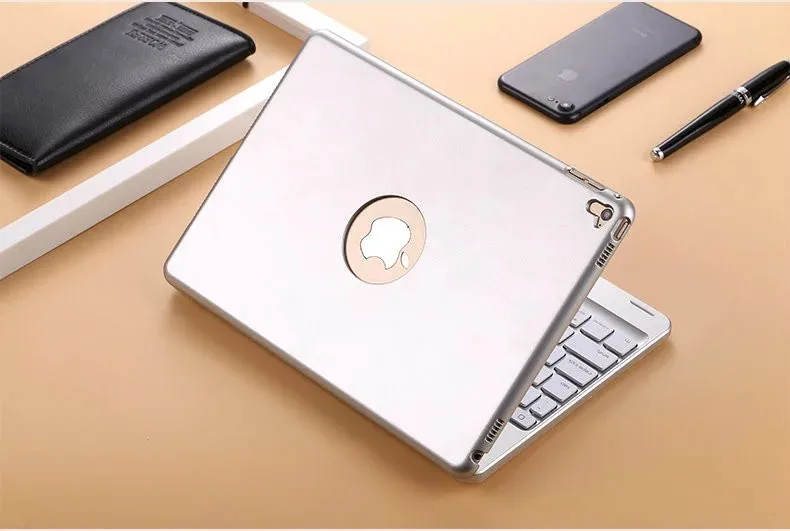 Для iPad Pro 10,5 защитный чехол 7 цветов Светодиодная подсветка Беспроводная Bluetooth клавиатура чехол для IPad Air 1 2 крышка Капа+ подарок