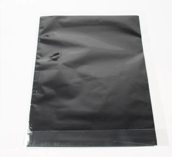 Black 50Pcs 50 шт. " x 12" 20 см x 29 см A4 горячего тиснения фольги бумажный ламинатор ламинирование трансфера на элегантных картах - Цвет: Black 50Pcs