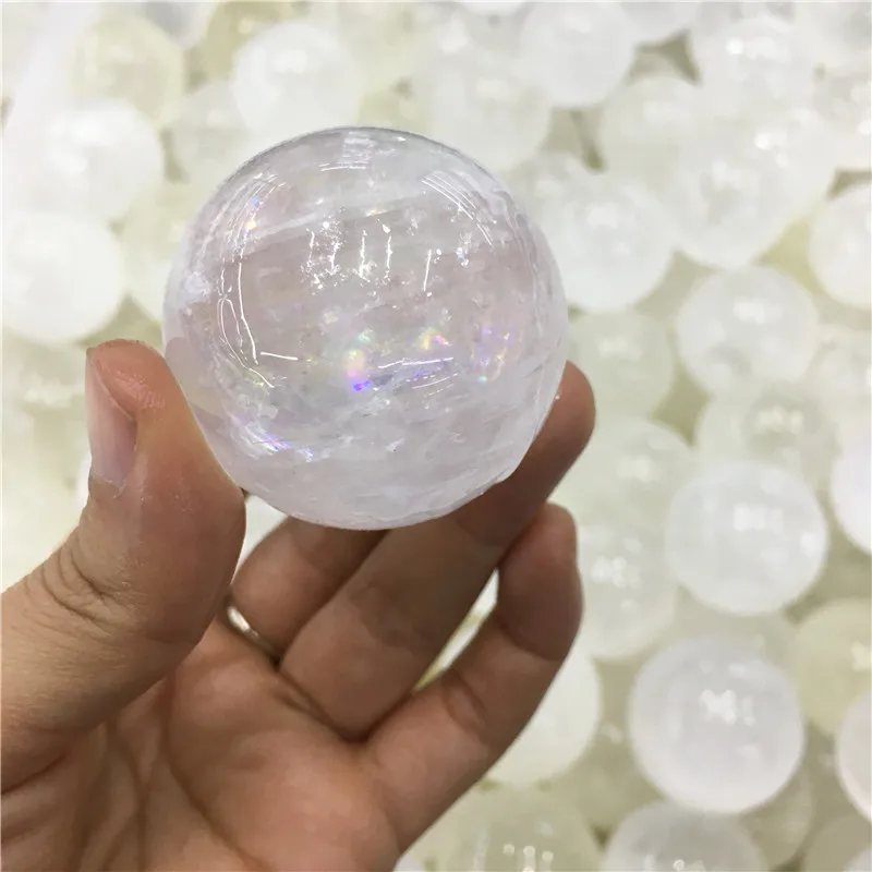 Energy crystal 40 мм природная Радуга искусственная Сфера лампы кристаллы шар