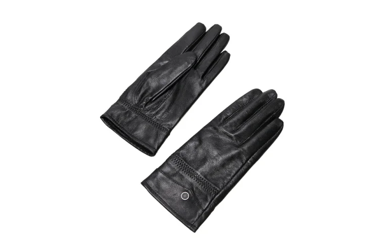 2017 Новые Зимние Натуральная Кожа Перчатки женские Тепловые Кожаные Зима