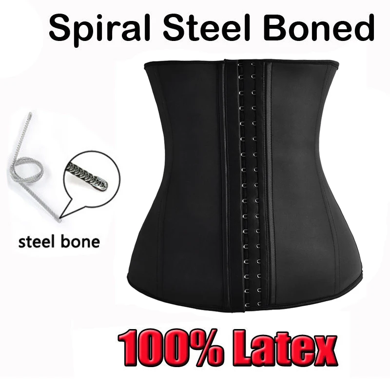 Латексный корсет для коррекции талии тренировок Корректирующее белье