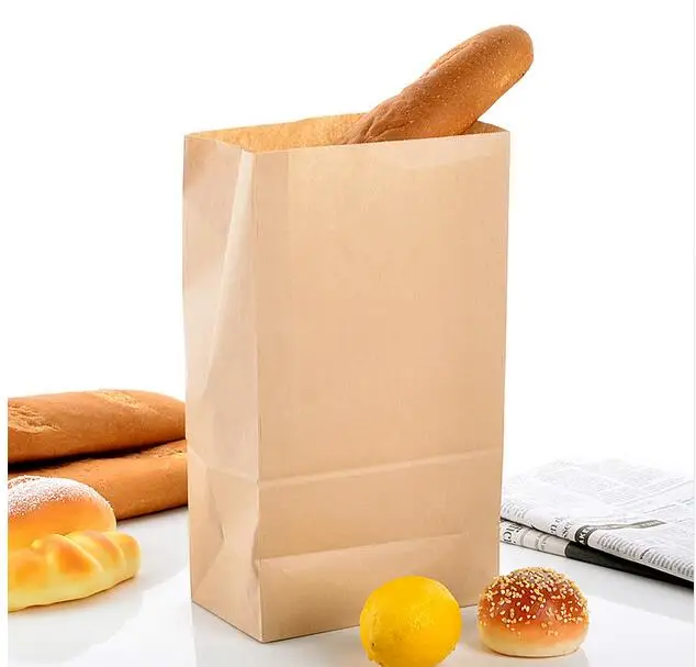 100 шт. маленькие подарочные пакеты из крафт бумаги для хлеба|bag shell|bag basebag import |