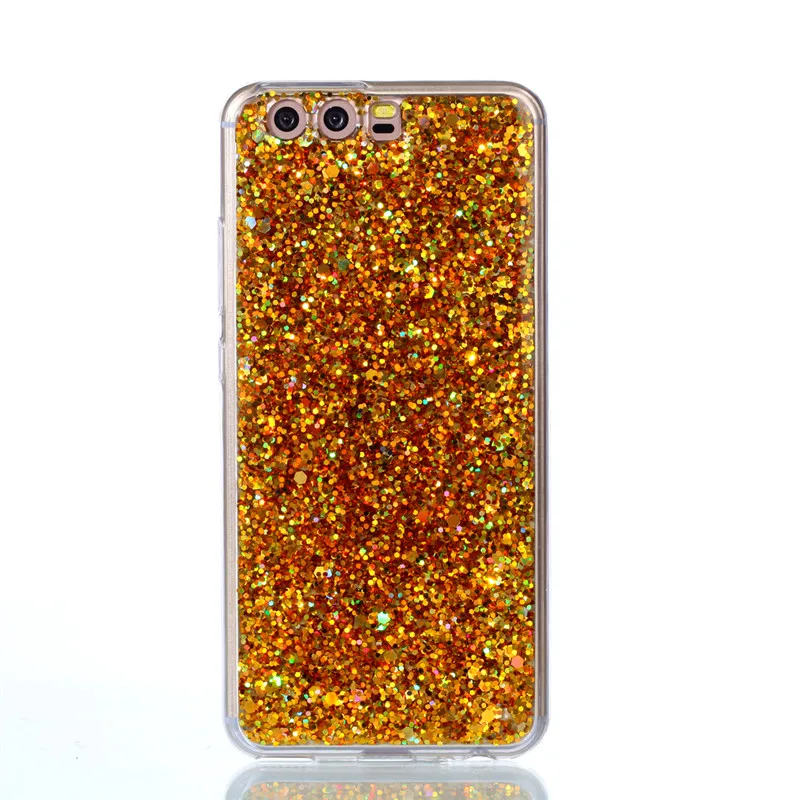 Для Coque Huawei P10 p9 P8 Lite 2017 Силиконовый Чехол резиновый Роскошные градиент шику Блеск