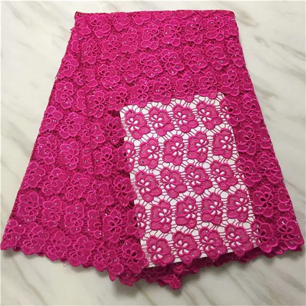Fashionable high quality african cord lace fabric chemical water soluble guipure African swiss voile pfl9-19 | Дом и сад