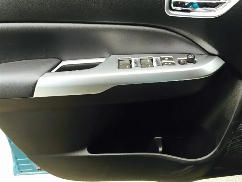 Для 2015 2016 LHD Suzuki Vitara эскудо ABS хромированный интерьер подлокотник кнопка